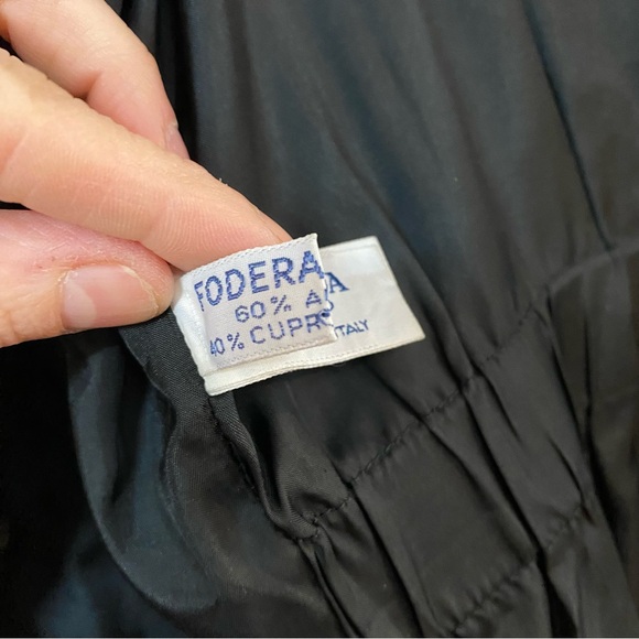 PRADA 90’s Vintage Black Utility Vest Nylon & Leather - Picture 9 of 11